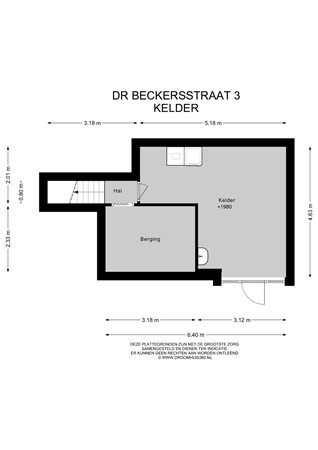 Floorplan - Doctor Beckersstraat 3, 6191 DA Beek